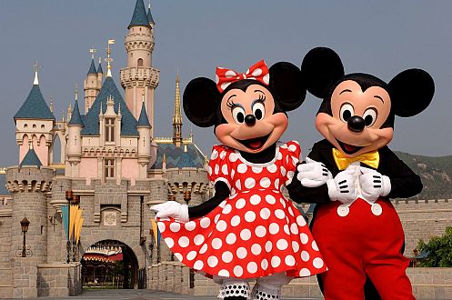 Minnie și Mickey Mouse